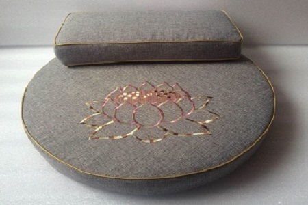Coir Cushions with Fabric Covers